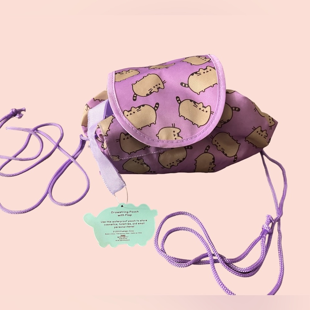 NWT Pusheen drawstring cosmetic case